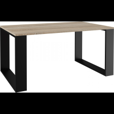 Topeshop WM-Meble Lincoln Dohányzóasztal - Fekete/Sonoma (MODERN SON/CZ) bútor