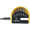 Topex 39D350 Csavarhúzó Bitkészlet 6db (39D350)