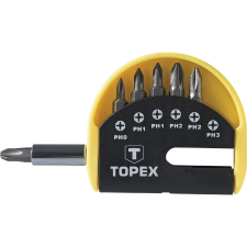 Topex 39D350 Csavarhúzó Bitkészlet 6db (39D350) szerszám kiegészítő