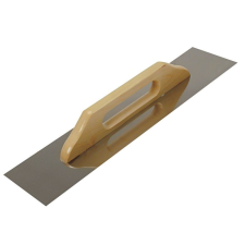 Topex Acél simító, rozsdamentes, 580x130mm, fanyéllel kőműves és burkoló szerszám