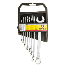  TOPEX Csillag-villáskulcs készlet 6-19mm, 8db 35D374 villáskulcs