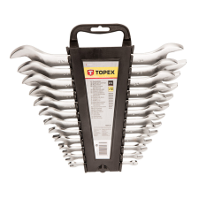 TOPEX VILLÁSKULCS KÉSZLET 6-32mm, 12db, CV 35D657 villáskulcs