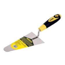 Topmaster Kőműveskanál kerek 180 mm műanyag nyéllel INOX topmaster 320119 kőműves és burkoló szerszám