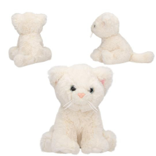 TOPModel Plüss Macska Fehér 16 cm plüssfigura