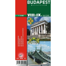 Topopress Budapest VIII.-IX. Kerület térkép Topopress 1:9 500 VIII. kerület térkép térkép