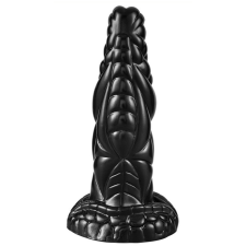 Toppedmonster Caimax Monster – prémium, 17 cm-es fekete dildó műpénisz, dildó