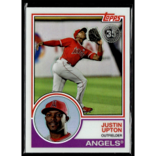 Topps 2018-2019 Topps Chrome Silver #90 Justin Upton gyűjthető kártya