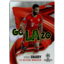 Topps 2020 Topps Chrome UEFA Champions League Golazo #0 Serge Gnabry gyűjthető kártya