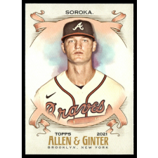 Topps 2021-23 Topps Allen and Ginter #155 Mike Soroka gyűjthető kártya