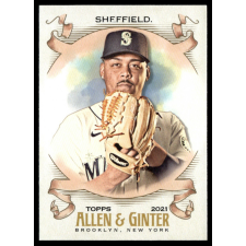 Topps 2021-23 Topps Allen and Ginter #252 Justus Sheffield gyűjthető kártya