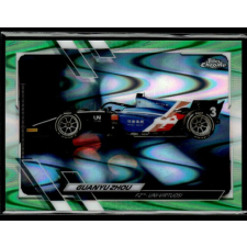 Topps 2021 Topps Chrome Formula 1 Racing Green RayWave #119 Guanyu Zhou gyűjthető kártya