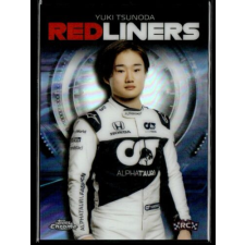 Topps 2021 Topps Chrome Formula 1 Racing Redliners #RL-9 Yuki Tsunoda gyűjthető kártya