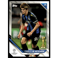 Topps 2021 Topps UEFA Champions League #59 Charles De Ketelaere gyűjthető kártya