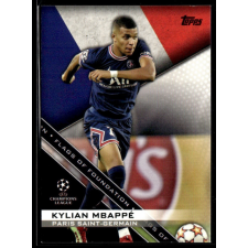 Topps 2021 Topps UEFA Champions League Flags of Foundation #FF-07 Kylian Mbappe gyűjthető kártya