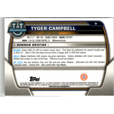Topps 2022-23 Bowman Chrome University #9 Tyger Campbell gyűjthető kártya
