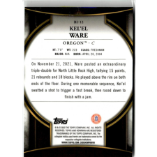 Topps 2022-23 Bowman Chrome University Invicta #BI-12 Kel'el Ware gyűjthető kártya