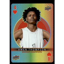 Topps 2022-23 Upper Deck Goodwin Champions Playing Card #4-HEARTS Amen Thompson gyűjthető kártya