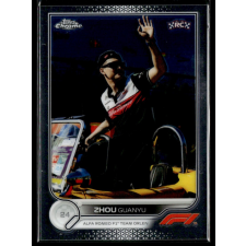 Topps 2022 Topps Chrome Formula 1 Racing #66 Zhou Guanyu gyűjthető kártya