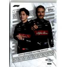 Topps 2023 Topps Eccellenza Formula 1 La Squadra #AR Zhou Guanyu/Valtteri Bottas gyűjthető kártya