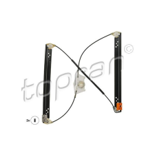 TOPRAN ablakemelő TOPRAN 113 611 autóalkatrész