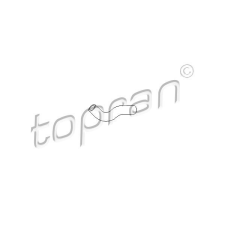 TOPRAN Hűtőcső TOPRAN 100 841 vízhűtő