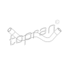 TOPRAN Hűtőcső TOPRAN 102 997