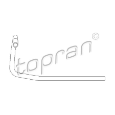 TOPRAN Hűtőcső TOPRAN 104 132 vízhűtő