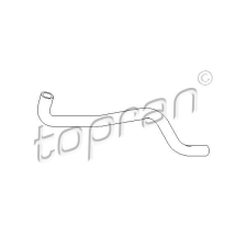 TOPRAN Hűtőcső TOPRAN 108 310 vízhűtő