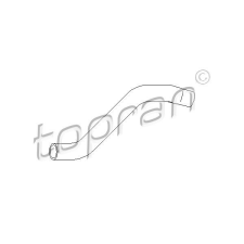 TOPRAN Hűtőcső TOPRAN 110 665 vízhűtő