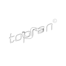 TOPRAN Hűtőcső TOPRAN 205 722 vízhűtő