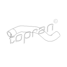 TOPRAN Hűtőcső TOPRAN 206 698 vízhűtő