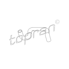 TOPRAN Hűtőcső TOPRAN 301 432 vízhűtő