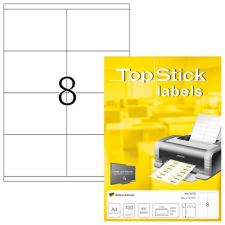 TopStick Etikett címke Topstick 105x70 mm szegéllyel 100 ív 800 db/doboz etikett