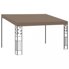  Tópszínű falra szerelhető pavilon 4 x 3 x 2,5 m kerti bútor