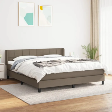  tópszínű szövet rugós ágy matraccal 180 x 200 cm ágy és ágykellék