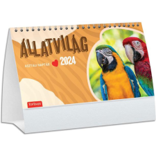 TOPTIMER Naptár, asztali, álló, TOPTIMER, &quot;Állatvilág&quot; naptár, kalendárium