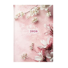 TOPTIMER Naptár, tervező, A5, napi, TOPTIMER, &quot;Joy&quot;, fátyolvirág határidőnapló