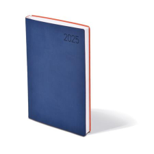 TOPTIMER Naptár, tervező, A5, napi, TOPTIMER "Madeira", kék-narancs határidőnapló