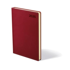 TOPTIMER Naptár, tervező, B5, heti, TOPTIMER, "Queen" bordó határidőnapló