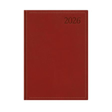 TOPTIMER Naptár, tervező, B5, heti, TOPTIMER Traditional, bordó (NKT011BOU) határidőnapló