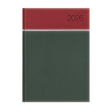 TOPTIMER Naptár, tervező, B5, heti, TOPTIMER, Young, bordó-fehér-zöld (NKY011BFZU) határidőnapló