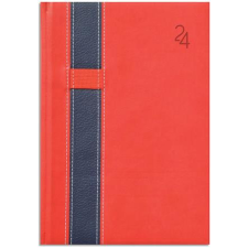 TOPTIMER Naptár, tervező, B6, heti, TOPTIMER "Vario", piros-kék határidőnapló