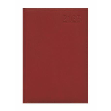 TOPTIMER Naptár, tervező, B6, napi, TOPTIMER "Traditional", bordó határidőnapló