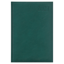 TOPTIMER Traditional, A4 heti beosztású határidőnapló, Zöld naptár, kalendárium