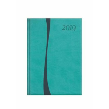 TOPTIMER Zsebnaptár, álló elrendezésű, TOPTIMER "Duplex", türkiz-kék naptár, kalendárium