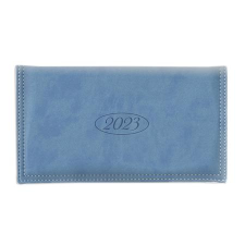 TOPTIMER Zsebnaptár, fekvő elrendezésű, TOPTIMER, "Ace", kék naptár, kalendárium