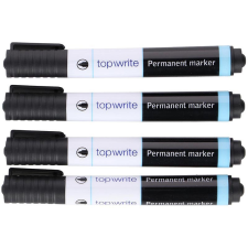 Topwrite - Tartós jelölő 4 db. (Fekete) filctoll, marker