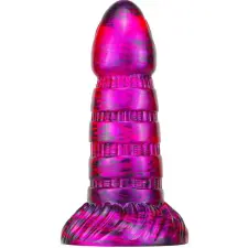  Torff – prémium, 16 cm fekete-lila dildó műpénisz, dildó