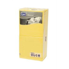 Tork Advanced szalvéta 1/4 hajtogatott, 2 rétegű 33x33cm sárga  (477841) (T477841) higiéniai papíráru