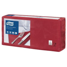 Tork Lunch szalvéta 3 rétegű 33x33cm (150 db/csomag) bordó (477411) higiéniai papíráru